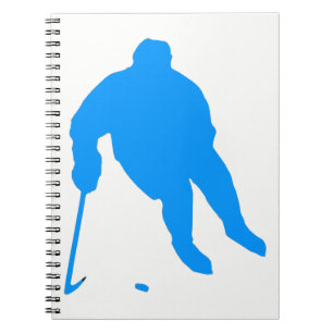 Hockey-Silhouette Notizblock