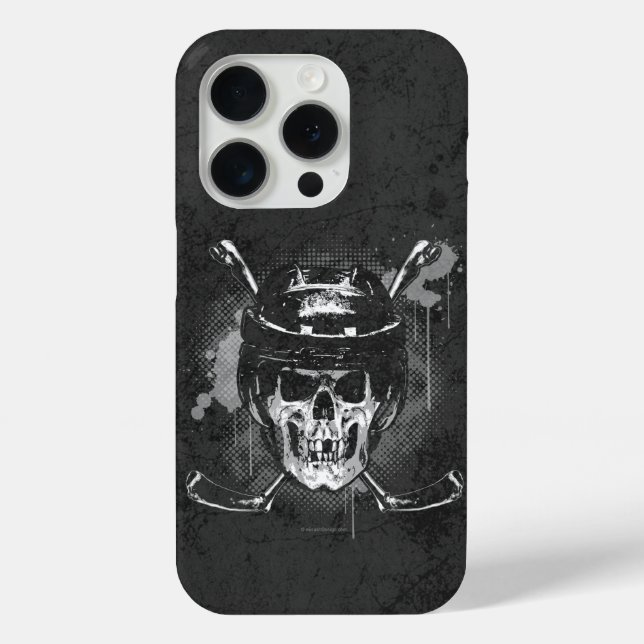 Hockey Skull Case-Mate iPhone Hülle (Rückseite)