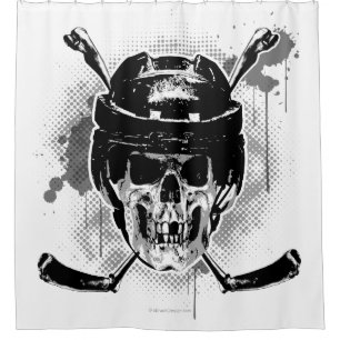 Hockey Skull Duschvorhang