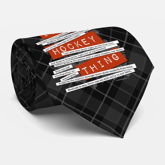 Hockey Slang Krawatte (Gerollt)