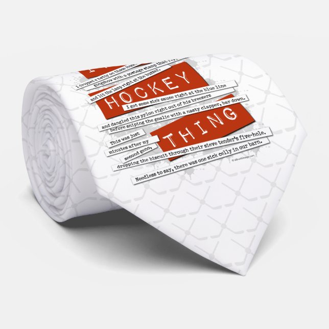 Hockey Slang Krawatte (Gerollt)