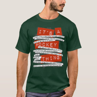 Hockey-Slang lustige Hockey-Sprüche und Zitate T-Shirt