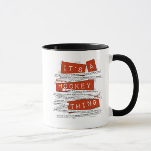 Hockey Slang-Tasse Tasse