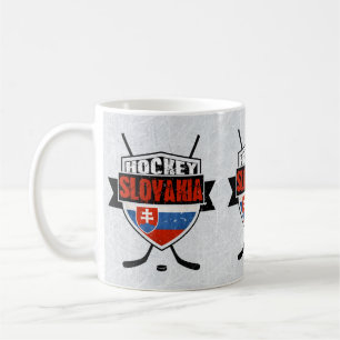 Hockey-Slowakei-Flaggen-Entwurfs-Tasse Kaffeetasse