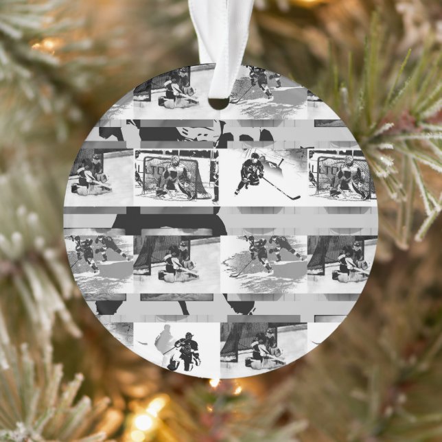 Hockey spielen - Eishockey-Spieler Ornament (Baum)