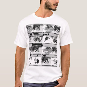 Hockey spielen - Eishockey-Spieler T-Shirt
