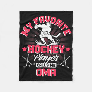Hockey-Spieler Eis Mein Lieblings-Hockeyspieler ru Fleecedecke
