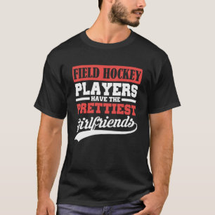 Hockey-Spieler haben die hübsche Freundin T-Shirt