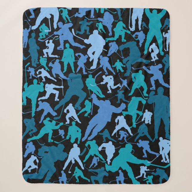 Hockey-Spieler-Muster Sherpadecke (Vorderseite)