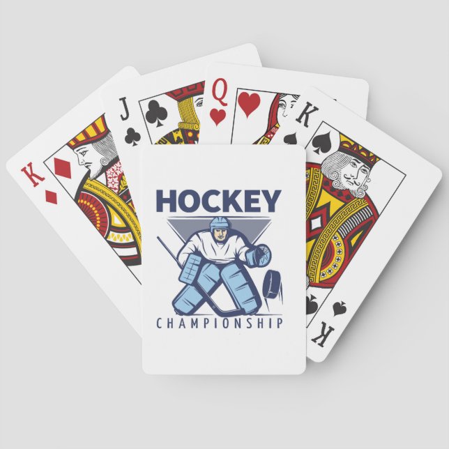 Hockey Spielkarten (Rückseite)