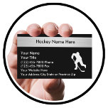 Hockey Sports Business Cards Visitenkarte<br><div class="desc">Hockey Visitenkarten mit stilvollem modernem Design und großartiges Textlayout können Sie online anpassen. Beste Visitenkarten für Themen rund um Hockey,  Mannschaftssport,  Eishockey oder Sport.</div>