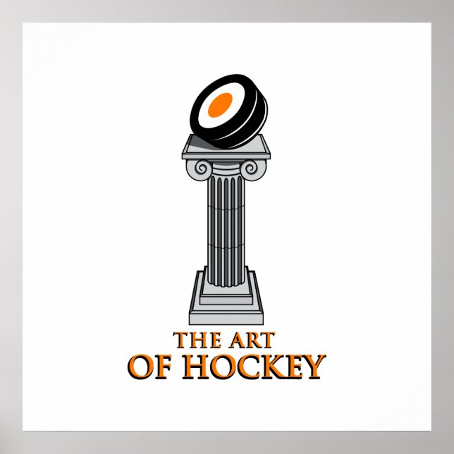 Hockey Statue Poster (Vorne)