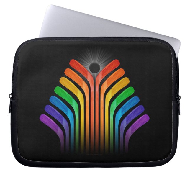Hockey Stick Spectrum Laptopschutzhülle (Vorderseite)