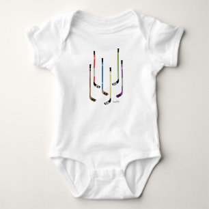 Hockey Sticks Säugling Baby Bodysuit Strampler