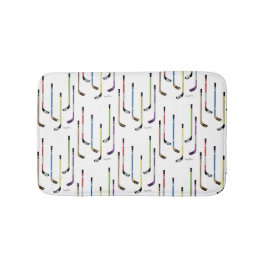 Hockey-Stock-Badezimmer bunt Badematte