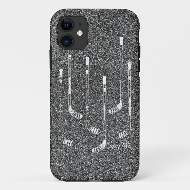 Hockey-Stöcke Case-Mate iPhone Hülle (Rückseite)