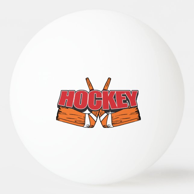 Hockey-Stöcke Tischtennisball (Vorderseite)