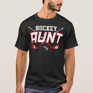 Hockey Tante für Frauen Muttertag Vintag T-Shirt