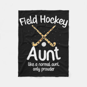 Hockey-Tante stolze Hockey-Spielerin Tante Fleecedecke