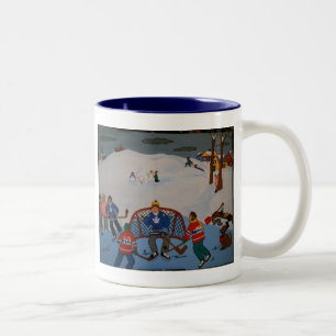 Hockey-Tasse Zweifarbige Tasse