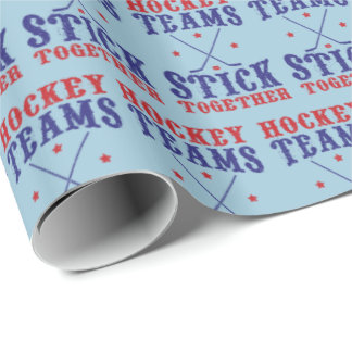 Hockey-Teams knacken gemeinsam Geschenkwrap Geschenkpapier