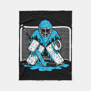 Hockey-Torhüter-Eiscreme-Tropf-Jungen-Eishockey-Ju Fleecedecke