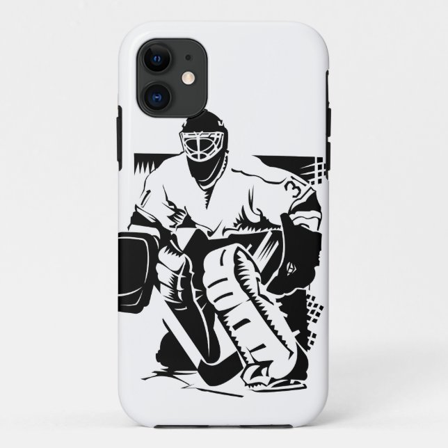 Hockey-Tormann Case-Mate iPhone Hülle (Rückseite)