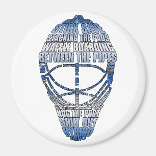 Hockey-Tormann-Maske Magnet