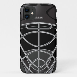 Hockey-Tormann-Sturzhelm iPhone 11 Hülle