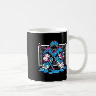 Hockey-Torwart-Eiscreme-Tropfen-Jungen-Eishockey-J Kaffeetasse