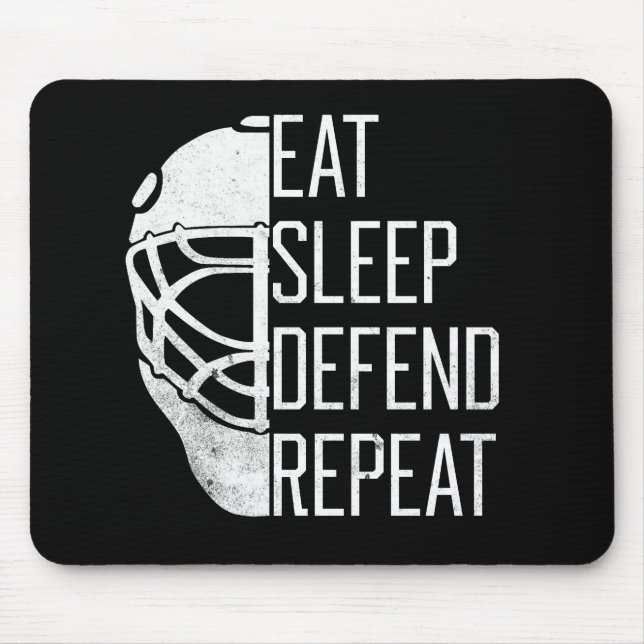 Hockey-Torwart Mousepad (Vorne)