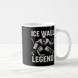 Hockey-Torwart-Sportbekleidung – Eiswand-Legende-S Kaffeetasse