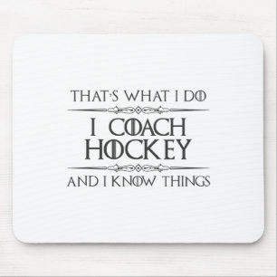Hockey-Trainer - Ich trainiere Hockey und ich kenn Mousepad