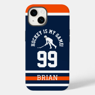 Hockey-Trikotnummern-Team-Design Case-Mate iPhone 14 Hülle