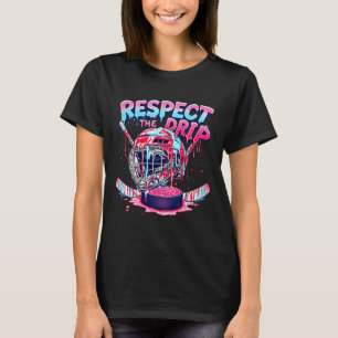 Hockey-Tropf Für Jungen Eiscreme-Tropf Jugend Kind T-Shirt