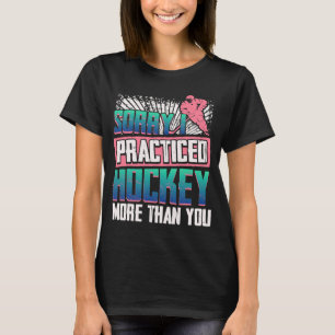 Hockey und Feldhockey-Spieler für echte Fans T-Shirt