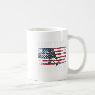 Hockey USA Amerikanische Flagge Lustig 4. Juli Hoc Kaffeetasse