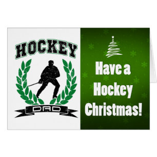Hockey Vater Christmas Card