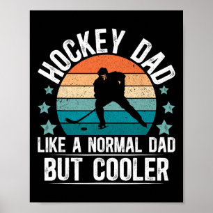 Hockey-Vater Definition Eishockeyspieler Vater Hoc Poster