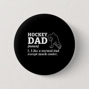 Hockey-Vater Definition Lustig Cool Sport Vater Button