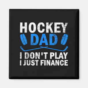 Hockey-Vater, den ich nicht spiele, nur Eishockey Magnet