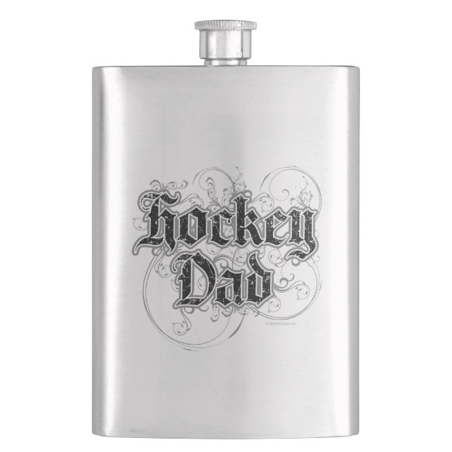 Hockey-Vater Flachmann (Vorderseite)