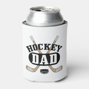 Hockey-Vater-Hockey-Stöcke und Kobold Dosenkühler
