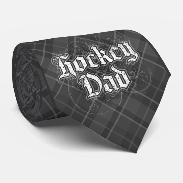 Hockey-Vater Krawatte (Gerollt)