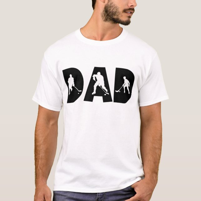 Hockey-Vater-T - Shirt (Vorderseite)