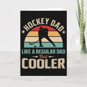 Hockey-Vater wie ein normaler Vater, aber cooler H Karte