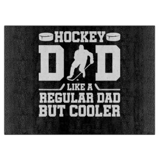 Hockey-Vater wie ein normaler Vater, aber Cooler Schneidebrett