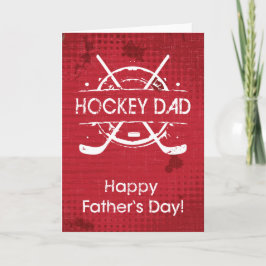 Hockey-Vatertag-Hockey-Vater Karte