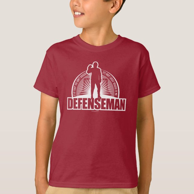 Hockey-Verteidiger T-Shirt (Vorderseite)