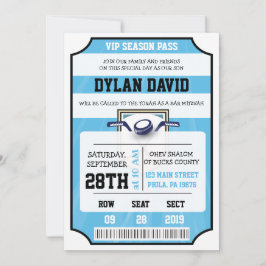HOCKEY VIP TICKET Bar Bat Mitzvah Einladung